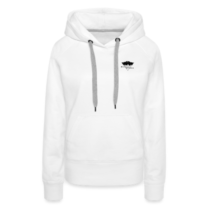 Sweat-shirt à capuche femmes - blanc