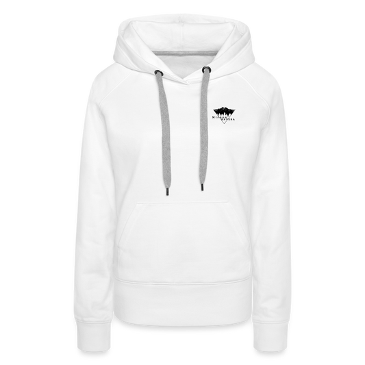 Sweat-shirt à capuche femmes - blanc