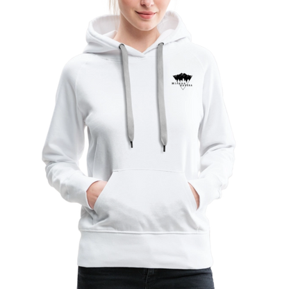 Sweat-shirt à capuche femmes - blanc