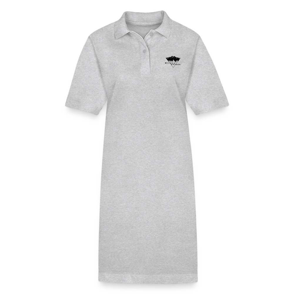 Robe polo Femme - gris chiné