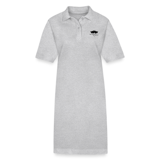 Robe polo Femme - gris chiné