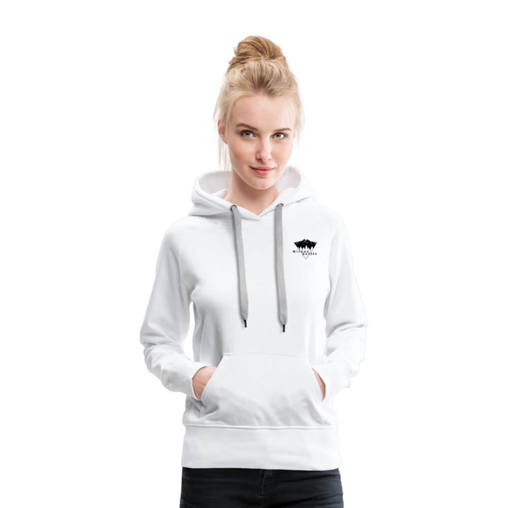 Sweat-shirt à capuche femmes - blanc