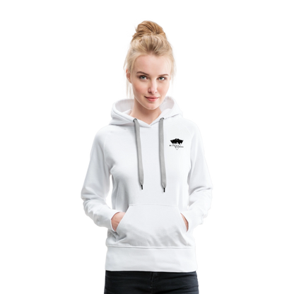 Sweat-shirt à capuche femmes - blanc