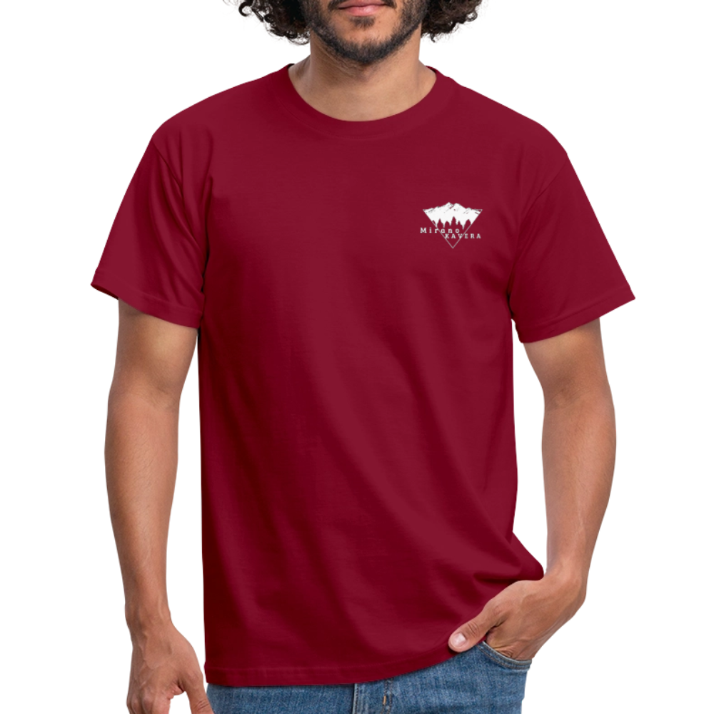 T-shirt Homme - rouge brique