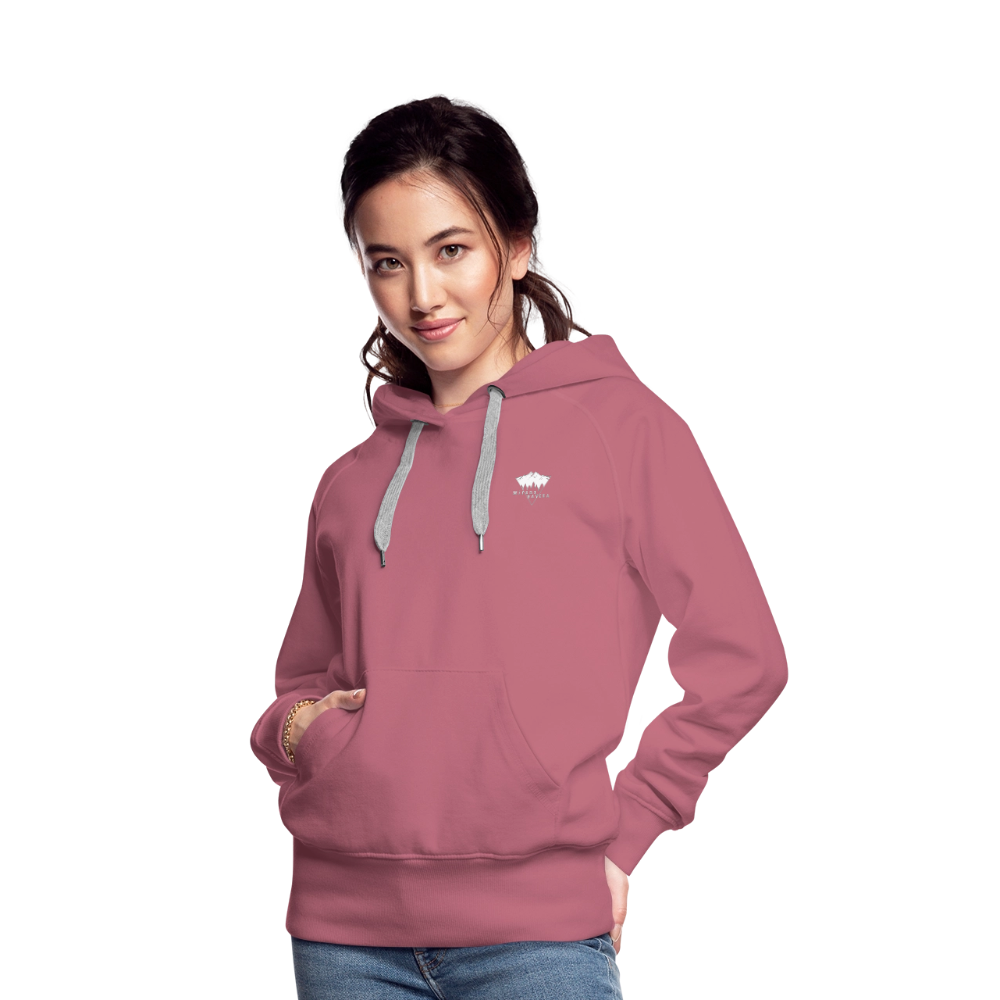 Sweat-shirt à capuche femmes - mauve