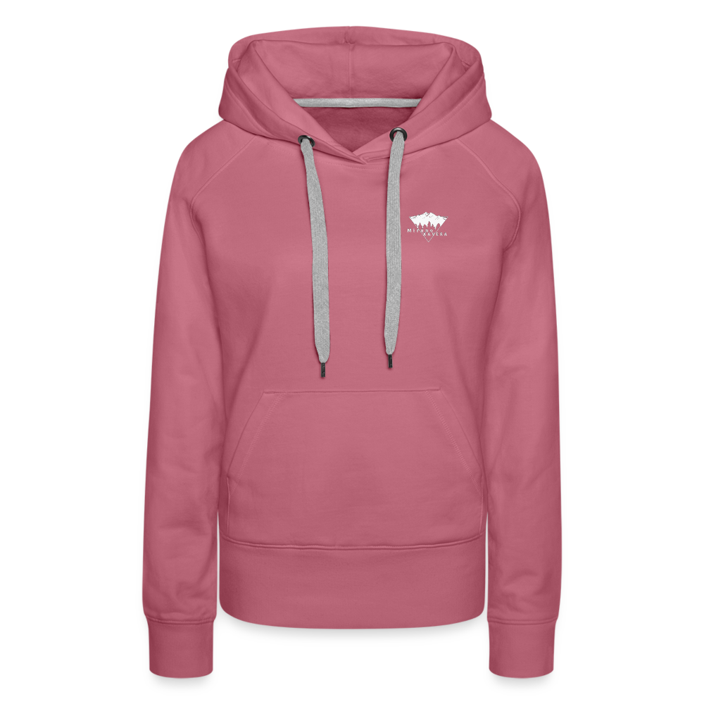 Sweat-shirt à capuche femmes - mauve