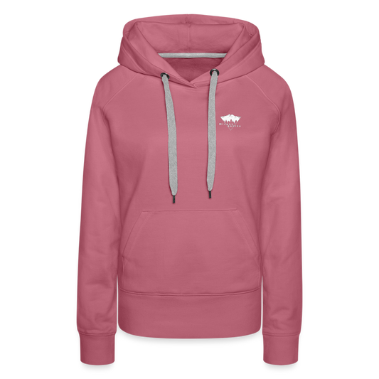 Sweat-shirt à capuche femmes - mauve