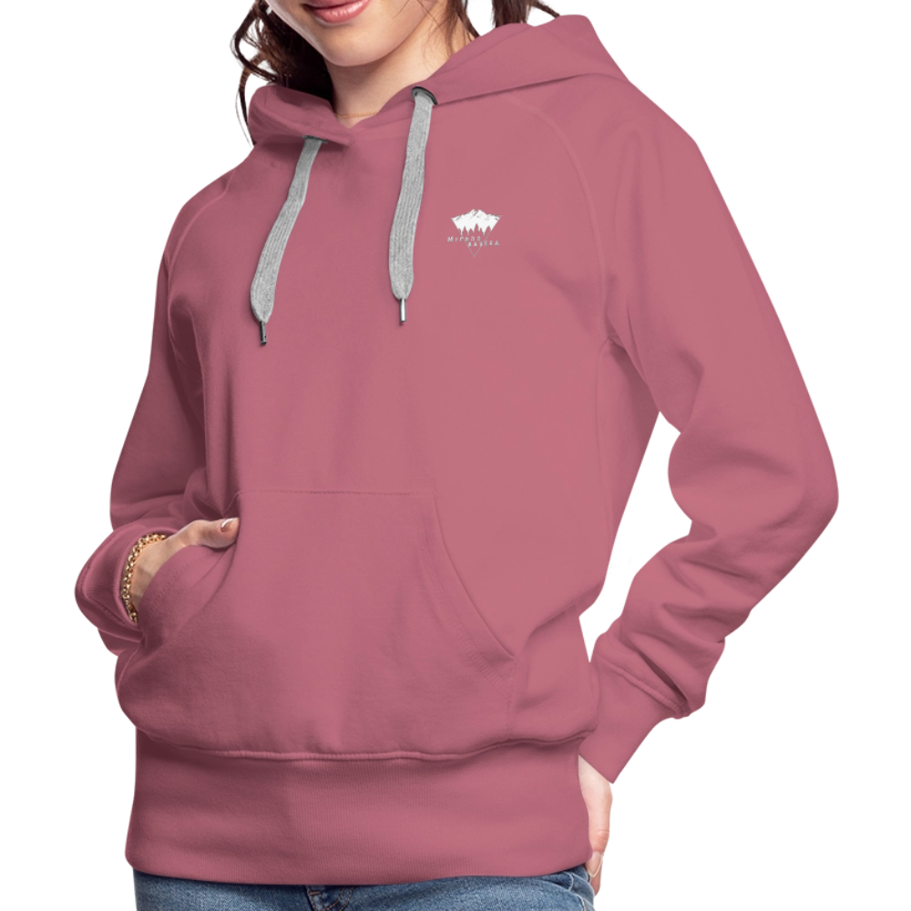 Sweat-shirt à capuche femmes - mauve