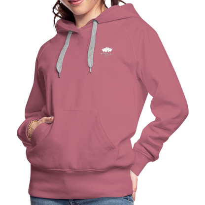 Sweat-shirt à capuche femmes - mauve