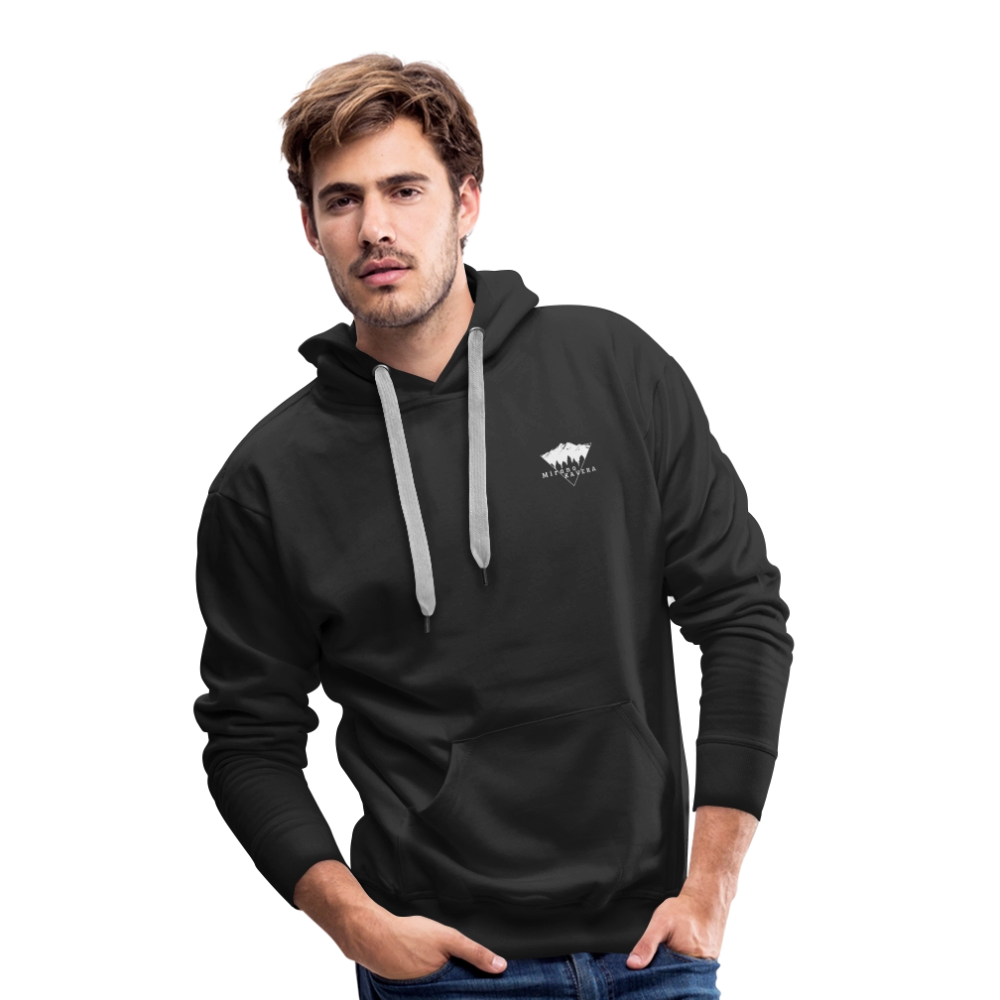 Sweat-shirt à capuche Premium pour hommes - noir