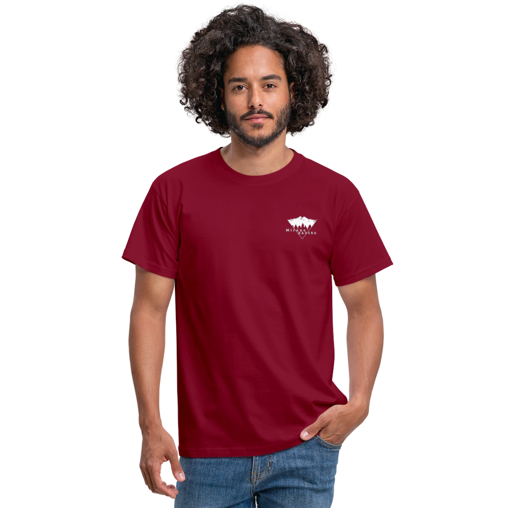 T-shirt Homme - rouge brique